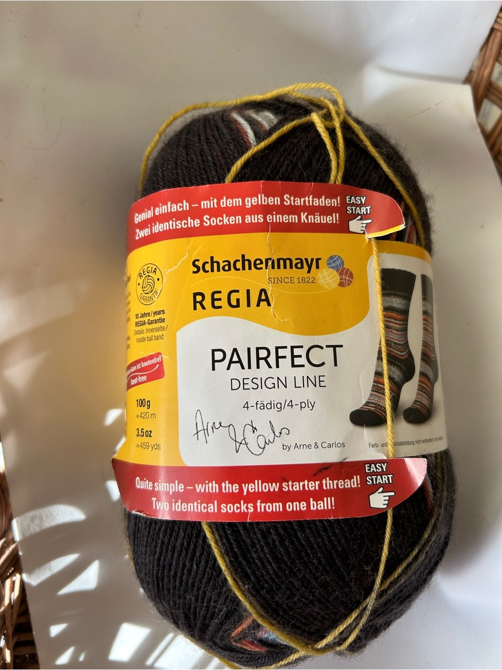 Schachenmayr Regia Pairfect sock yarn